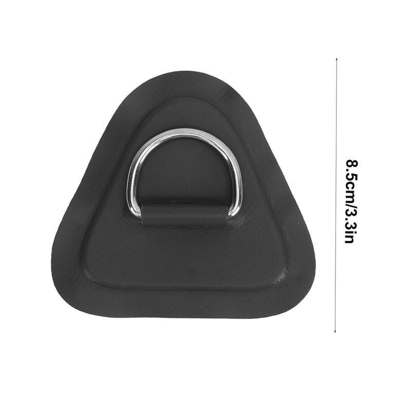 4 Pcs D Ring Patch Stainless Steel D Ring Pad