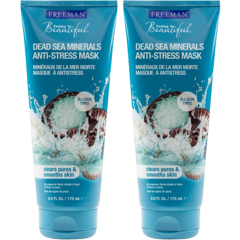 Freeman Feeling Beautiful Dead Sea Minerals Clay Mask, 6-Ounce, 2