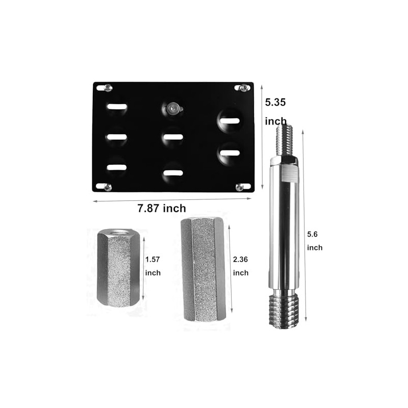 License Plate Holder Front Bumper Tow Hook License Plate Mount