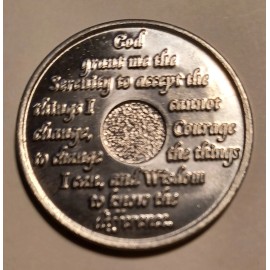 AA Desire Chip Alcoholics Anonymous Aluminum Welcome Coin Token Medallion