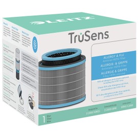 Leitz Trusens Allergy and Flu Replacement Anti-viral 3-in-1 HEPA Filter Drum, Mesh Prefilter, HEPA Filter, Carbon Filter, For Leitz Z-2000/Z-2500 Air Purifier, Removes Odours and VOCs, 2415117