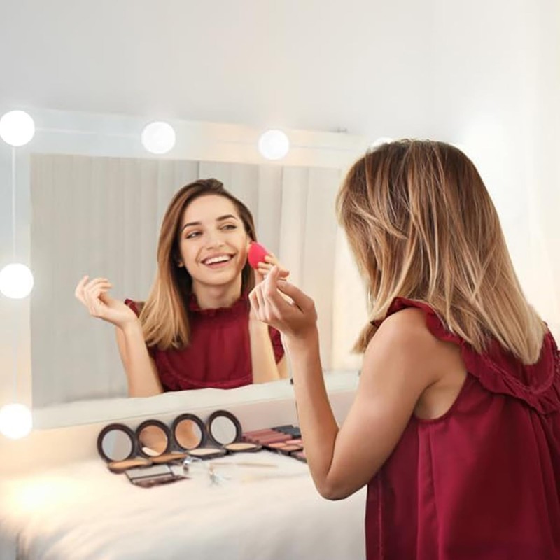 Pretmess LED Vanity Mirror Lights, Hollywood Style With 14 Dimmable