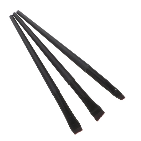 minkissy Realistic Eyebrow Brush Oblique Eyeliner Brush Flat Brush Dual-use