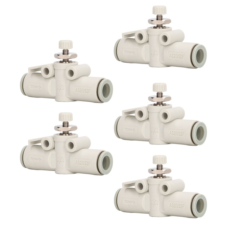5Pcs Air Flow Control Valve PVC Fast Change Pneumatic Hose