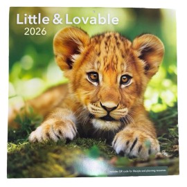 Dayspring 2026 LITTLE & LOVABLE 12” X 24” 16 Month Wall Calendar NEW SEALED