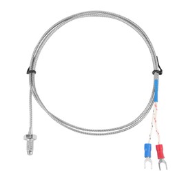 K Type Thermocouple, M6 Screw Fine Thread 0-400℃ K-Type Thermocouple Sensor K Type Thermocouple Wire Replacement