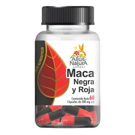 Maca Negra Y Roja 500mg C/60 Tabletas