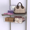 ClosetMaid ShelfTrack Wire Basket Add-On Drawer, Compatible with Drawer Frame