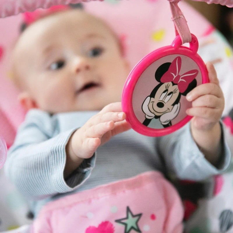 Silla mecedora para bebé Bright Starts Minnie Mouse’s Spotty Dotty