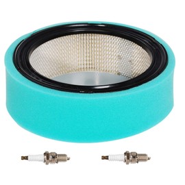 HIFROM Air Filter Pre-Cleaner Combo Spark Plug kit Compatible with Robin 263-32610-01 RA-263-32610-01 263-32610-A1 EH63 EH64 EH65 Lawnmower Engines