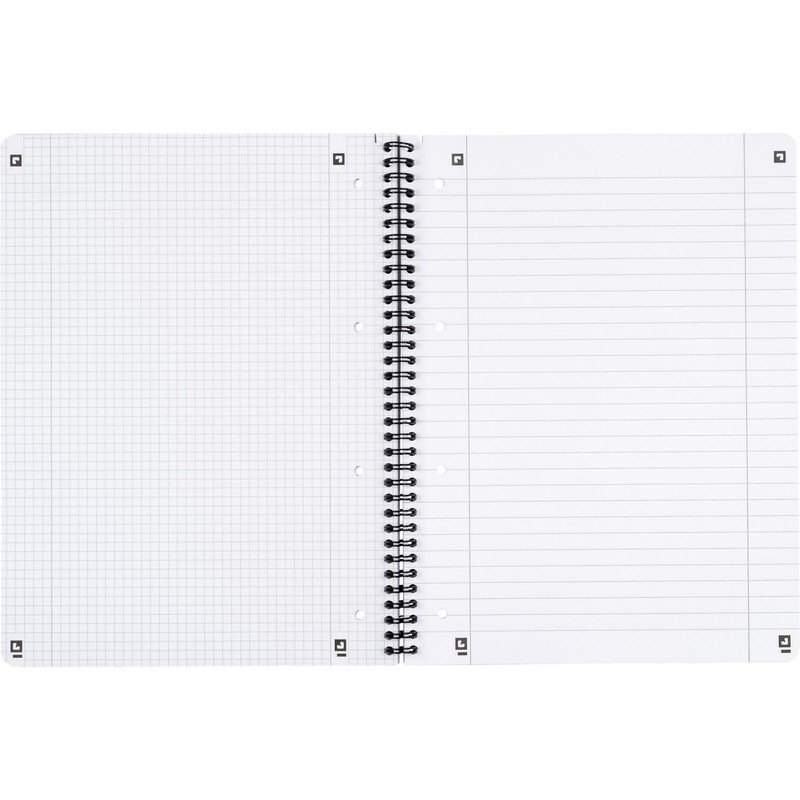 Collegeblock A4 + Duo 80blue blue / red, pack of