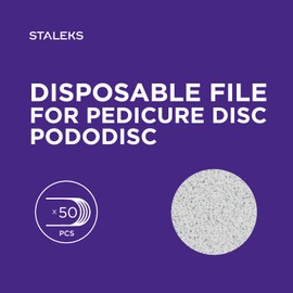 STALEKS PRO PODODISC S 80 Grit Replacement Pads White (Pack of 50)