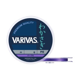 VARIVAS Wakakagi PE, 22.6 ft (60 m), Purple, No. 0.175