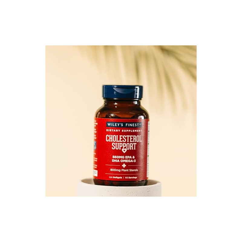 Wileys Finest Wild Alaskan Fish Oil Colesterol Sop 90 softgel
