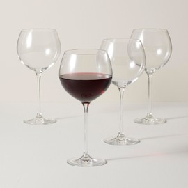 Lenox Tuscany Classics 4pc Beaujolais Wine Glass, 3.05 LB, Clear,27 fl oz