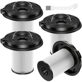 4 Pack 3789X Filter Replacement for BISSELL CleanView XR Pet 300w Lightweight Stick Cordless Vacuum Cleaner Rechargeable for BISSELL CleanView XR 200W Powerlifter Turbo Model 3797V 3789U 3797 3797W