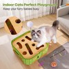 GLYVIAN 5-in-1 Cat Toys Interactive Wooden Cat Puzzle Toy Intelligence
