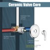 Aolemi Shower System Dual 2-in-1 Rain Shower Faucet Set 8-Setting