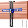 Poiyham Cabinet Hardware Handle Jig, Adjustable Cabinet Hole Drilling Template