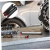 Zerodeko 10pcs Tire Valve Extension Nozzle Durable Plastic Valve Extender