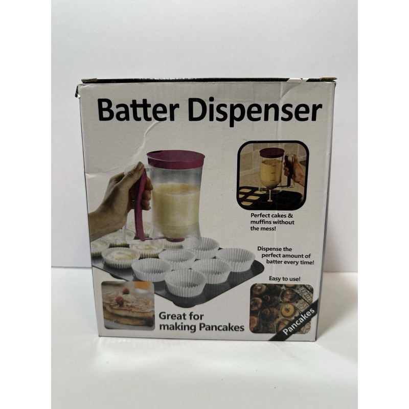 Unbranded Pancake Cupcake Batter Dispenser Bakeware Maker with Measuring Label