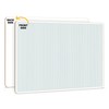 SCRIBBLEDO Isometric Grid 11"x14" Large Graph Dry Erase Board Double-Sided