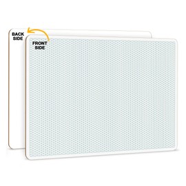 SCRIBBLEDO Isometric Grid 11"x14" Large Graph Dry Erase Board Double-Sided White Board Drawing Grid Lines Graphing Architectural Gridded 3D Design Whiteboard for Home School Classroom