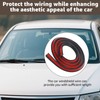 Lusperi Car Wire Cover for Windshield & Light Bar -