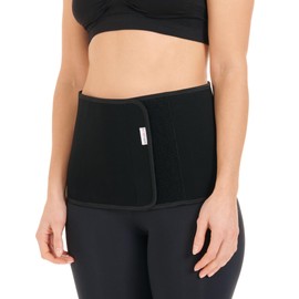 Herzmutter Postpartum Postpartum Abdominal Bandage Postpartum Support Post Pregnancy Back Support Velcro 3100, black, M