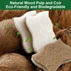 LILAC Natural Cellulose Sponges for Dishes - Ergonomic Non-Scratch Kitchen