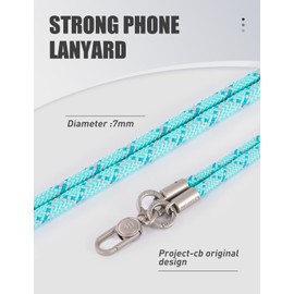 project-cb Phone Wrist Strap×1,Phone Tether Tab×2,Phone Wristlet,Phone Lanyard Wrist Strap,Key Holder,KeyChain,Key Ring×2(Verdant-S)