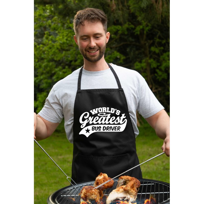 Print4U Apron Greatest Bus Driver Gift For Her Gift For