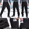 Toomett Mens Winter Hiking Snow Pants Waterproof Insulated Fleece Lined