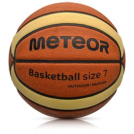 meteor® Cellular PRO Children's Basketball Size # 5 6 7 Ideal for Youth Children's Hands Ideal Basketball for Training Soft Basketball with Non-Slip Surface (#7, Cellular)