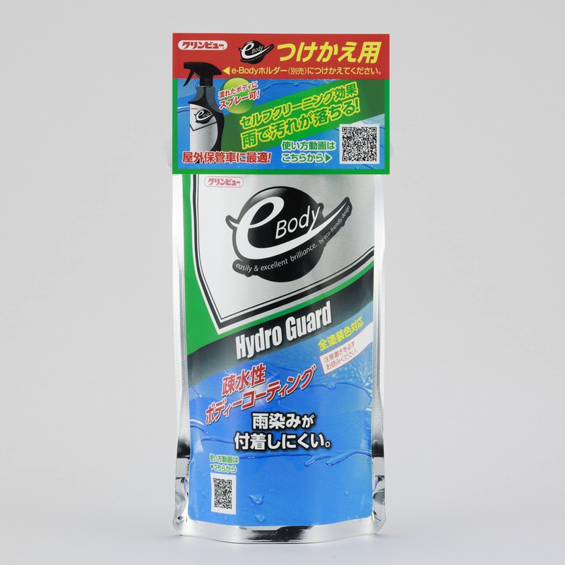 イチネンケミカルズ(Ichinen Chemicals) 車用 ボディーWAX&コーティング剤 クリンビュー e-ボディーHydro Guard付け替え用 300ml 16211