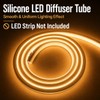 Silicone LED Channel 16.4FT, Flexible Neon Tube Light Cover for