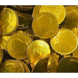 By The Cup By The Cup Milk Chocolate St Patrick's Day Gold Coins, 2 lb Bulk Bag (Approximately 120 Coins)