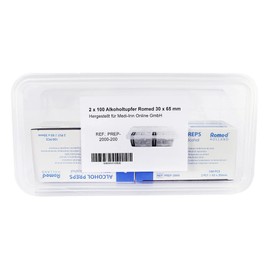 Alcohol Swabs 30 x 65 mm Swabs 65x30 mm Various Quantities Available (200 Pieces)