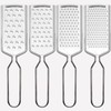 Cheese Grater for Kitchen 4 Sizes Stainless Steel Non-Slip Heavy-Duty