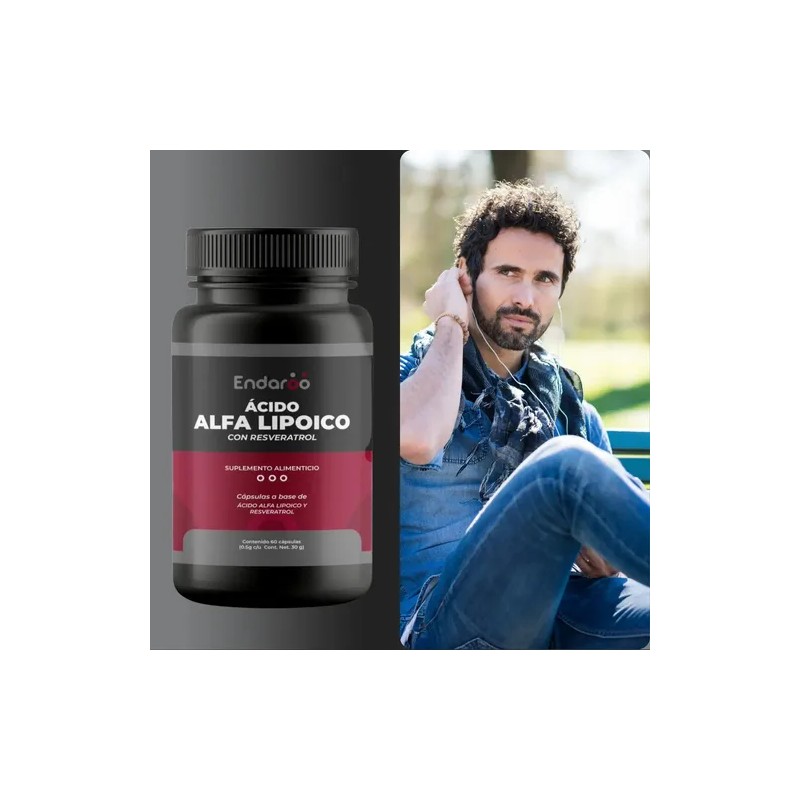 Pack Ácido Alfa Lipoico 60 Cápsulas + Resveratrol Premium Sabor