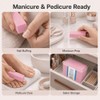 For Pro Pink Pedicure Block 100/180 Grit, 15 Count