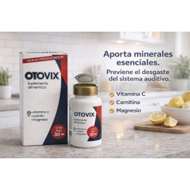Otovix Para El Sistema Auditivo, Carnitina 30caps Suplemento Sabor Sin Sabor