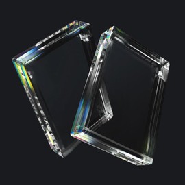 TCGHalo Acrylic PSA Case (5 Pack) 1 inch Magnetic UV Protective Case | 8mm Thick Acrylic PSA Display Case Clear Graded Card Holder Frame for PSA Graded Card Slabs Hard Plastic Glass Slab Protector