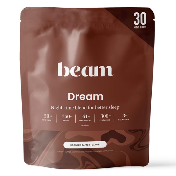 Beam Dream Sleep Powder, Natural Sleep Aid and Magnesium Hot