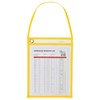 C-Line Hanging Strap Shop Ticket Holder , Yellow , 12"