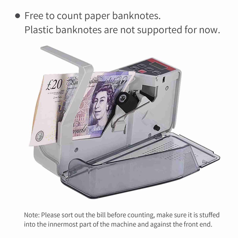 Portable Mini Handy Money Counter Worldwide Bill Cash Banknote Note