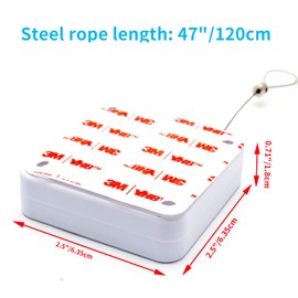 Rierdge 1000g Set of 2 Punch-Free Automatic Sensor Door Closer, Multifunctional Drawstring Auto Door Closer for Residential Commercial Bedroom Room Storm (White)