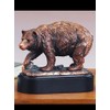 Walking Bear Statue - Bronze