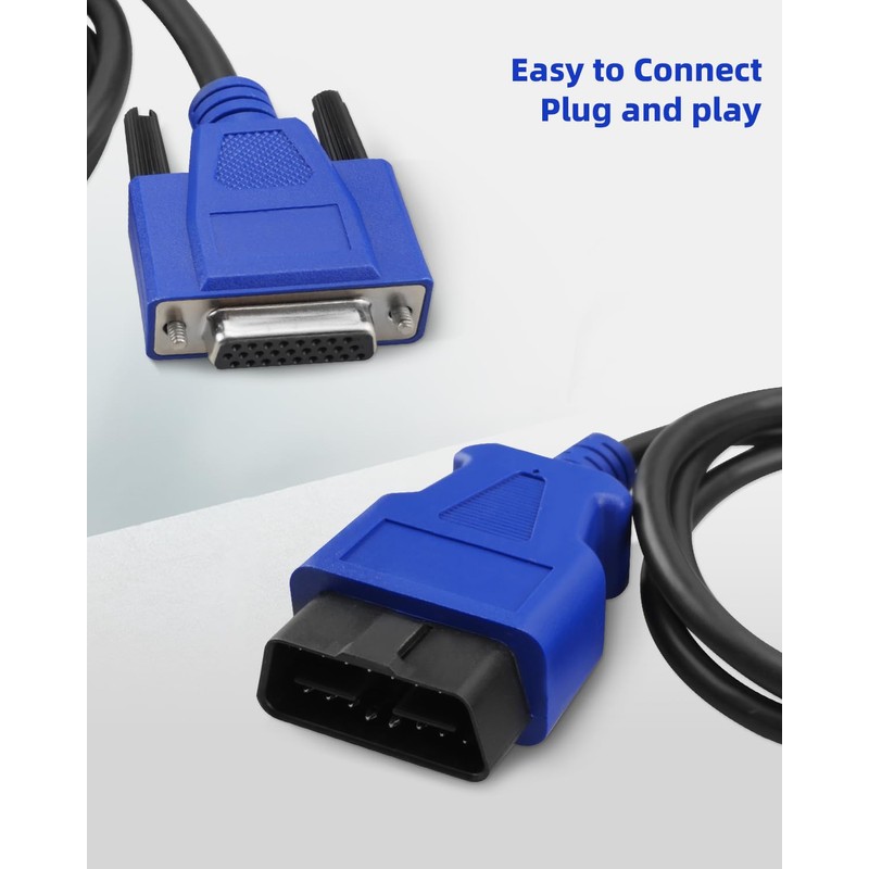 JUWEVAZU OBD2 OBDII Cable Adapter 493113 Fit for Nexiq USB