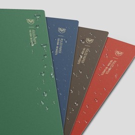 EMSHOI Spiral College Ruled Notebook 3 Pack, 480 Pages B5 Lined Paper Journal, with 100GSM Thick Paper, Free Sticky Notes, Waterproof PVC Cover, 7.48" x 10.15" Subject Notebooks for Work School Gifts